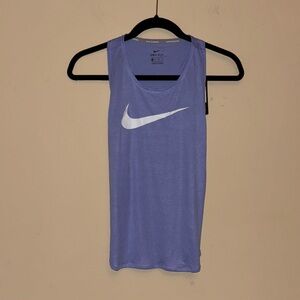 NWT Nike Running Women's Dri Fit Blue Tank Top Size XS